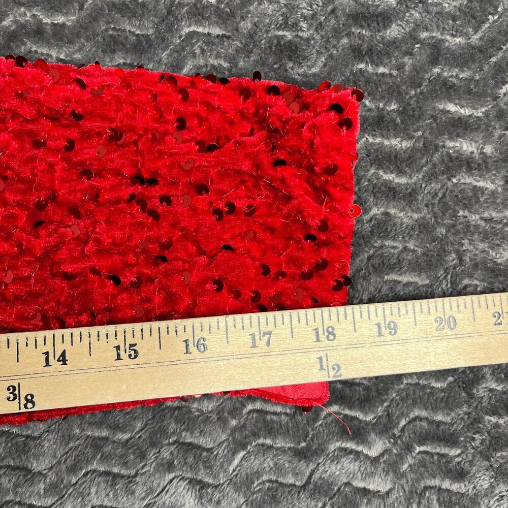 Women's Velvet and Sequin Maxi Dress Size 1XL? (see measurements) Red - Picture 3 of 6